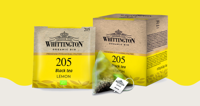 Risultati immagini per Whittington tè Tè Nero al Limone Biologico.