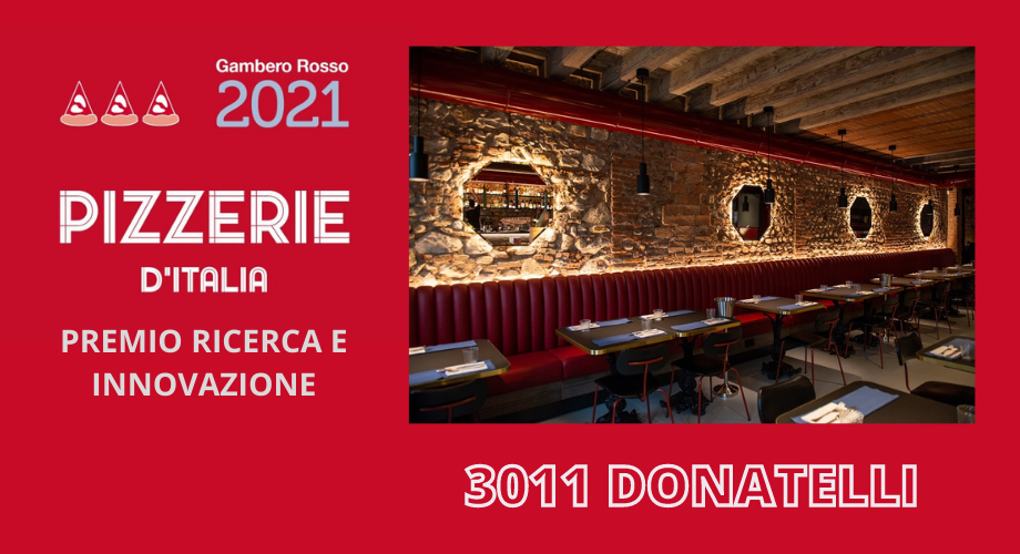3011 Donatelli primeggia per Ricerca e Innovazione nella Guida Pizzeria